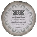 Magnolia Garden 10-Inch Mom Memorial Decorative Stepping Stone - Your Life was A Blessing Resin Garden Tile - Mother