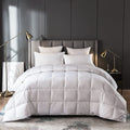 Lightweight White Goose Down Comforter Cooling Blanket Duvet Insert for Summer/Warm Weather, 750 Fill Power Ultra