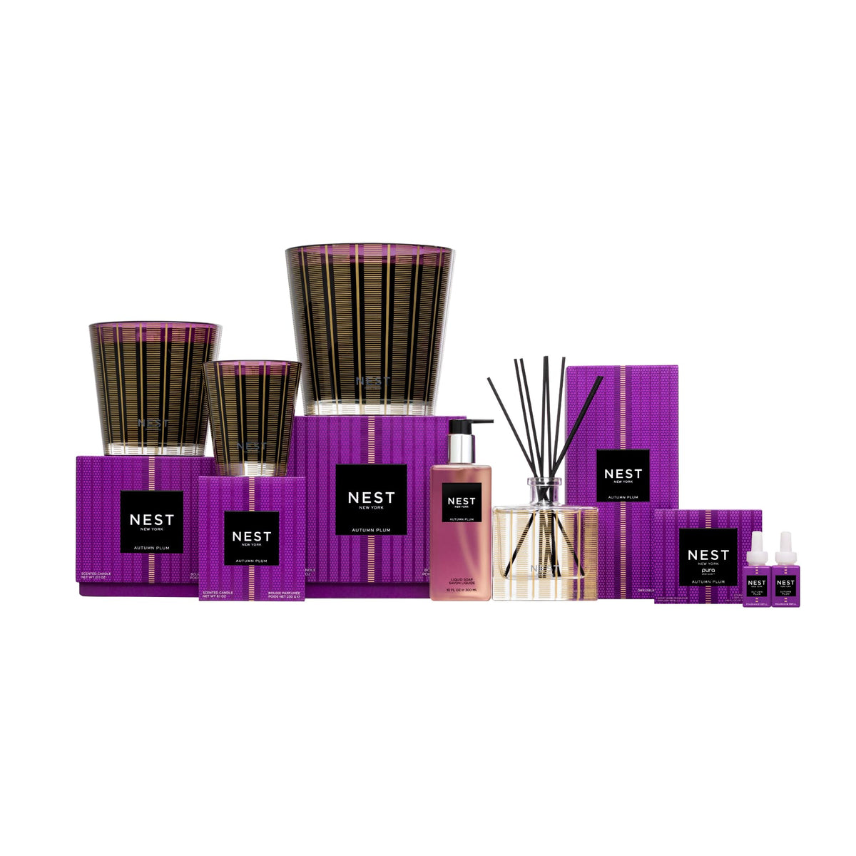 York Scented Classic Candle, Autumn Plum