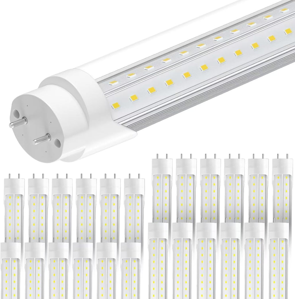 T8 Led Bulbs 4 Foot, 5000K 45W 5850LM 24-Pack