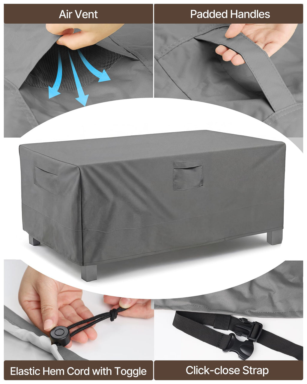 Outdoor Table Cover Rectangular, Patio Furniture Covers Waterproof