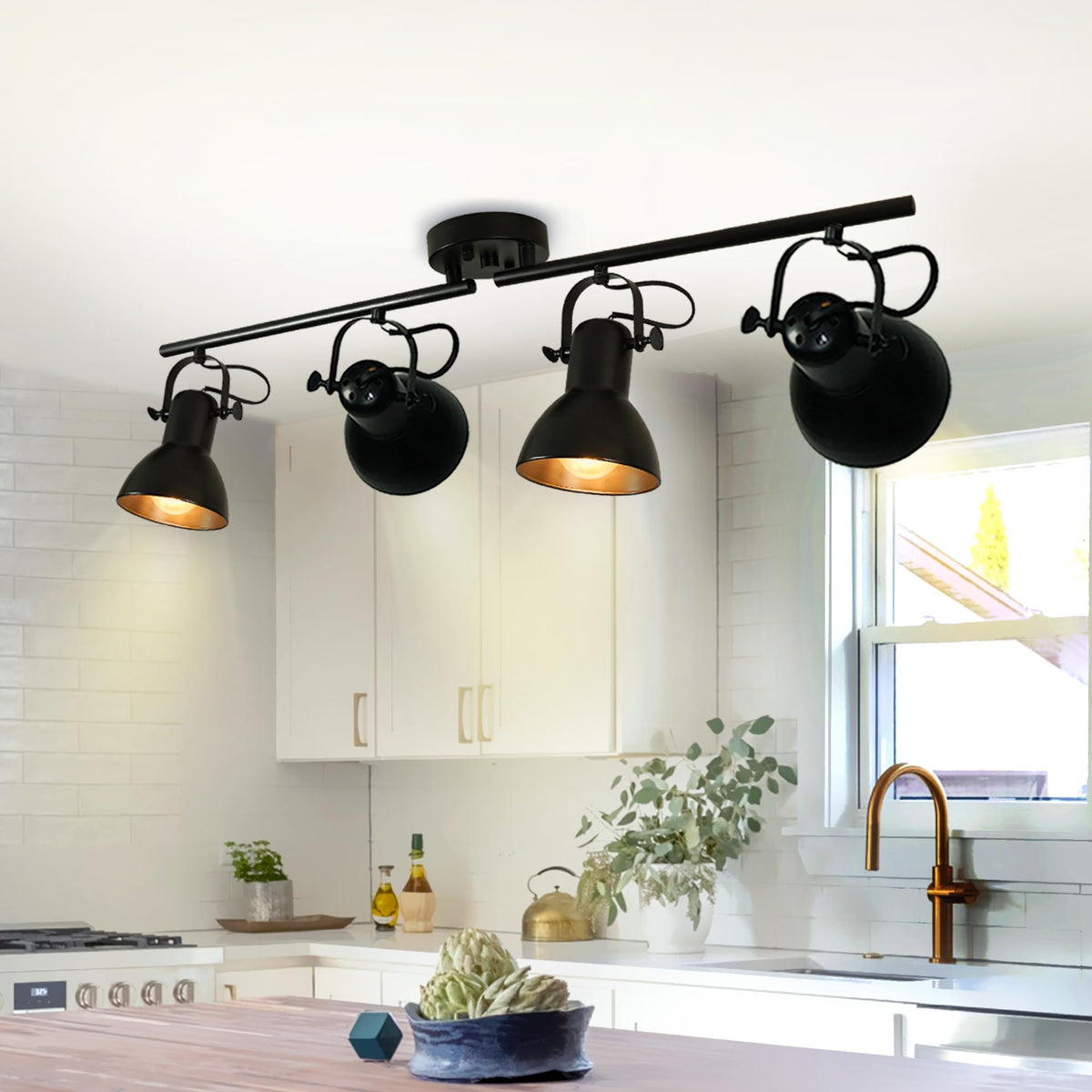 Track Lighting Fixture Farmhosue Track Light Rotatable 35.8"