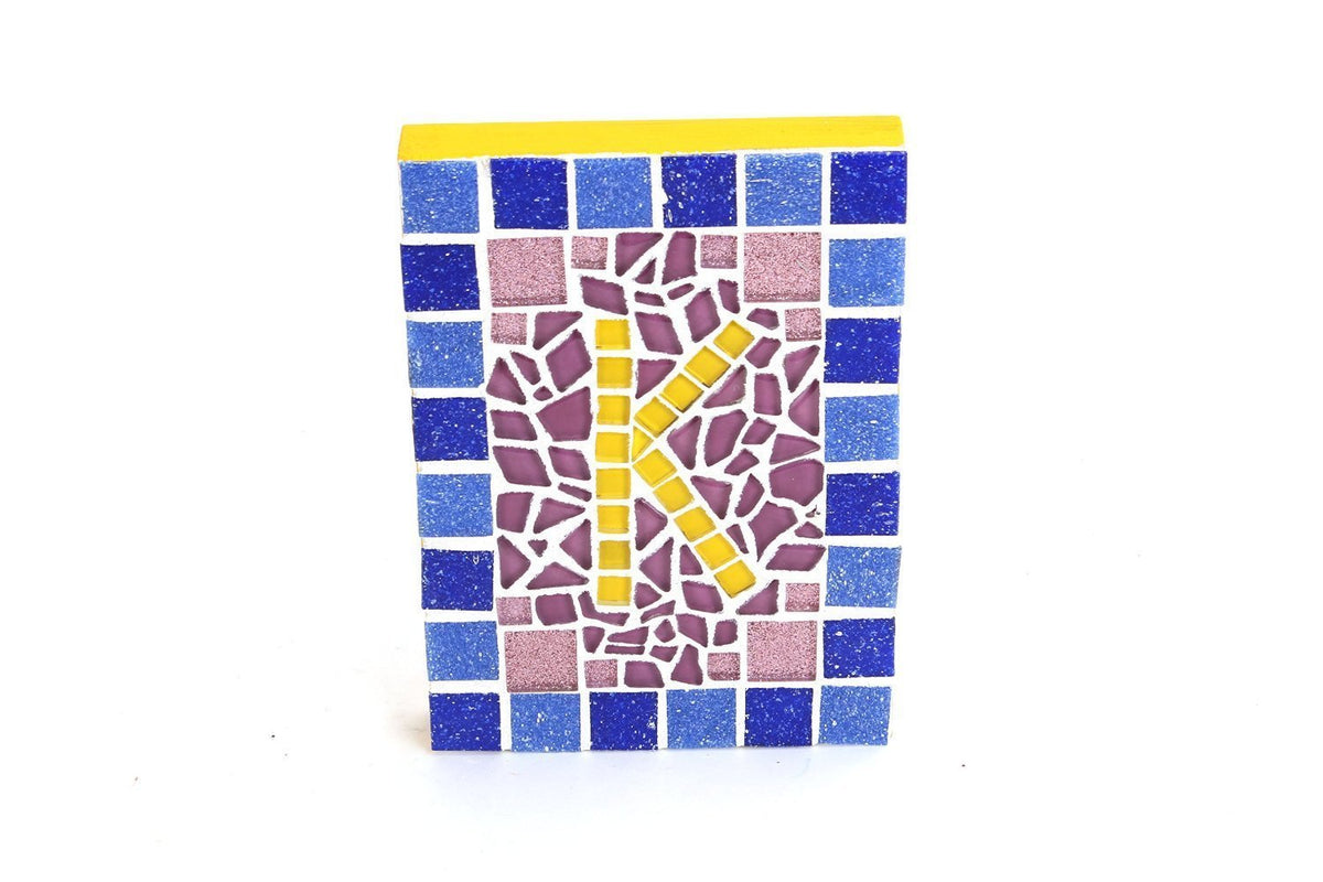 3/4 Inch (20mm) Dark Blue Mosaic Tile, 3 Pound (48 oz) Bulk Assortment of Mosaic Tiles