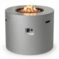 Loren 32-Inch Round Propane Fire Pit Table, Alloy Steel Outdoor Fire Pit with 50, 000 BTUs, Includes a Burner lid