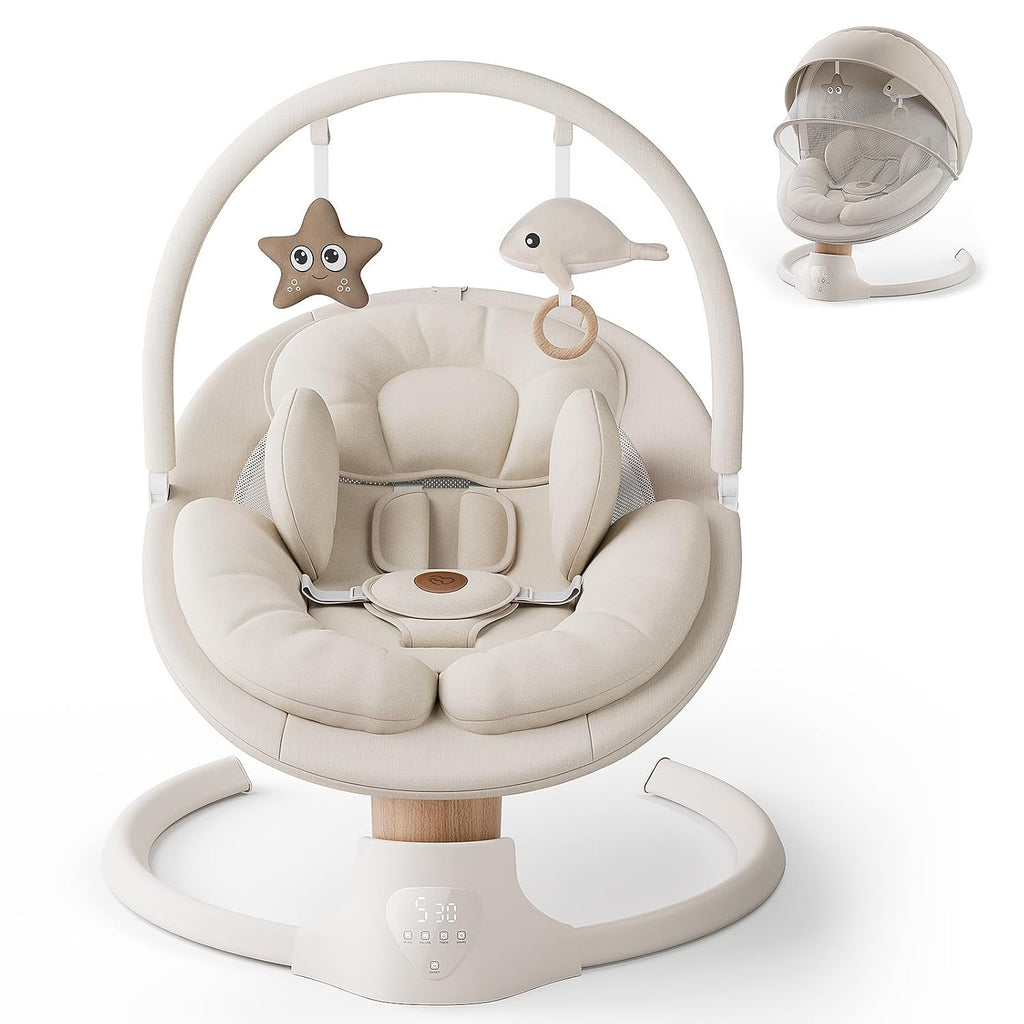 Swings for Infants, Electric Baby Swing with Bluetooth Music