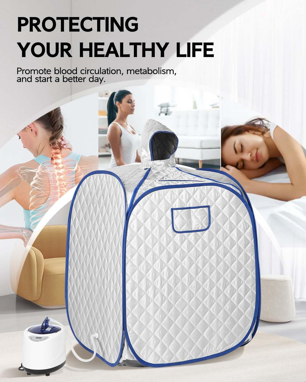 Sauna Steamer Machine, Portable Sauna Steamer, Steam Generator for Sauna