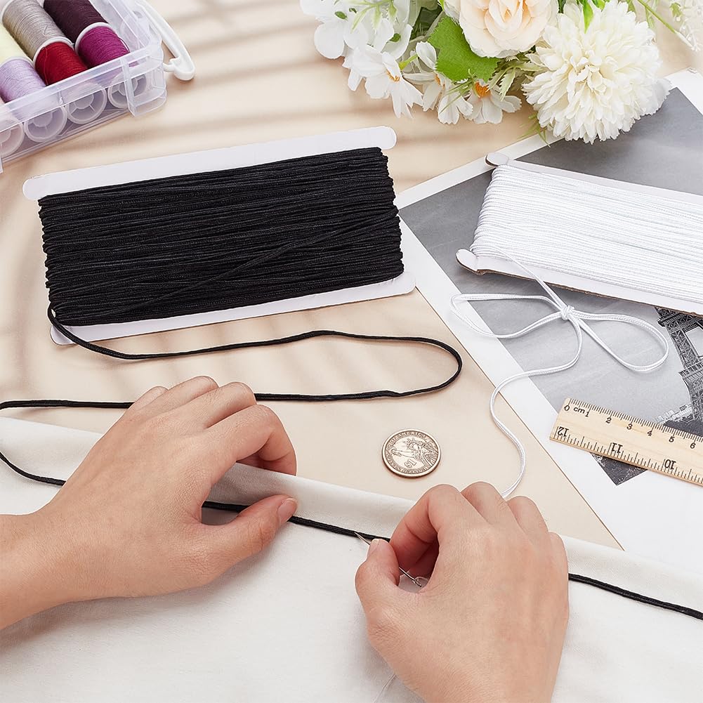 ×0.12inch Soutache Braided Cord String for Sewing Braided Cord String Beading Cords Thread String