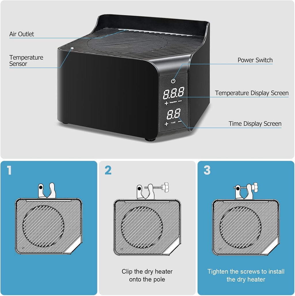 Smartamk Upgrade Portable Hot Air Sauna, 1 or 2 Person Home Sauna, 1500W & 149°F Dry Sauna Box