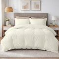Alaskan King Duvet Cover Set - 132x120 Inch, 100% Egyptian Cotton, All Season Hotel Luxury 3-Piece Extra Large
