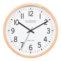 Inspired Nelson Style 12.8-Inch Beech Wood Atomic Analog Wall Clock