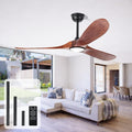 60-Inch Outdoor Ceiling Fan with Integrated Light and Remote Control