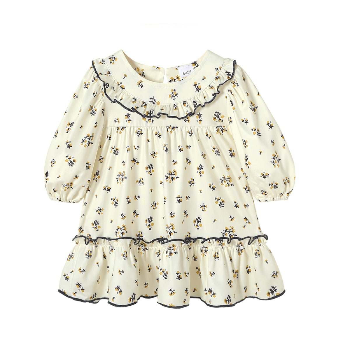 Baby Girl Dress Smocked Long Sleeve Toddler Fall Dresses