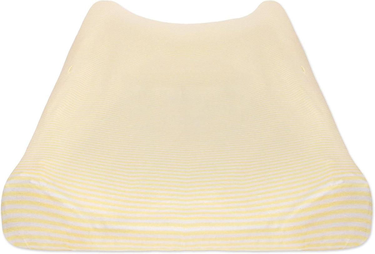 Unisex Baby Gift Set - Crib Sheet, Changing Pad Cover & Burp Cloths, 100% Organic Cotton Essentials Bundle
