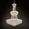Large Crystal French Empire Chandelier, Oversized Diameter for Grand Entryways