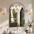 20"x30" Arched Black Bathroom Mirrors for Wall