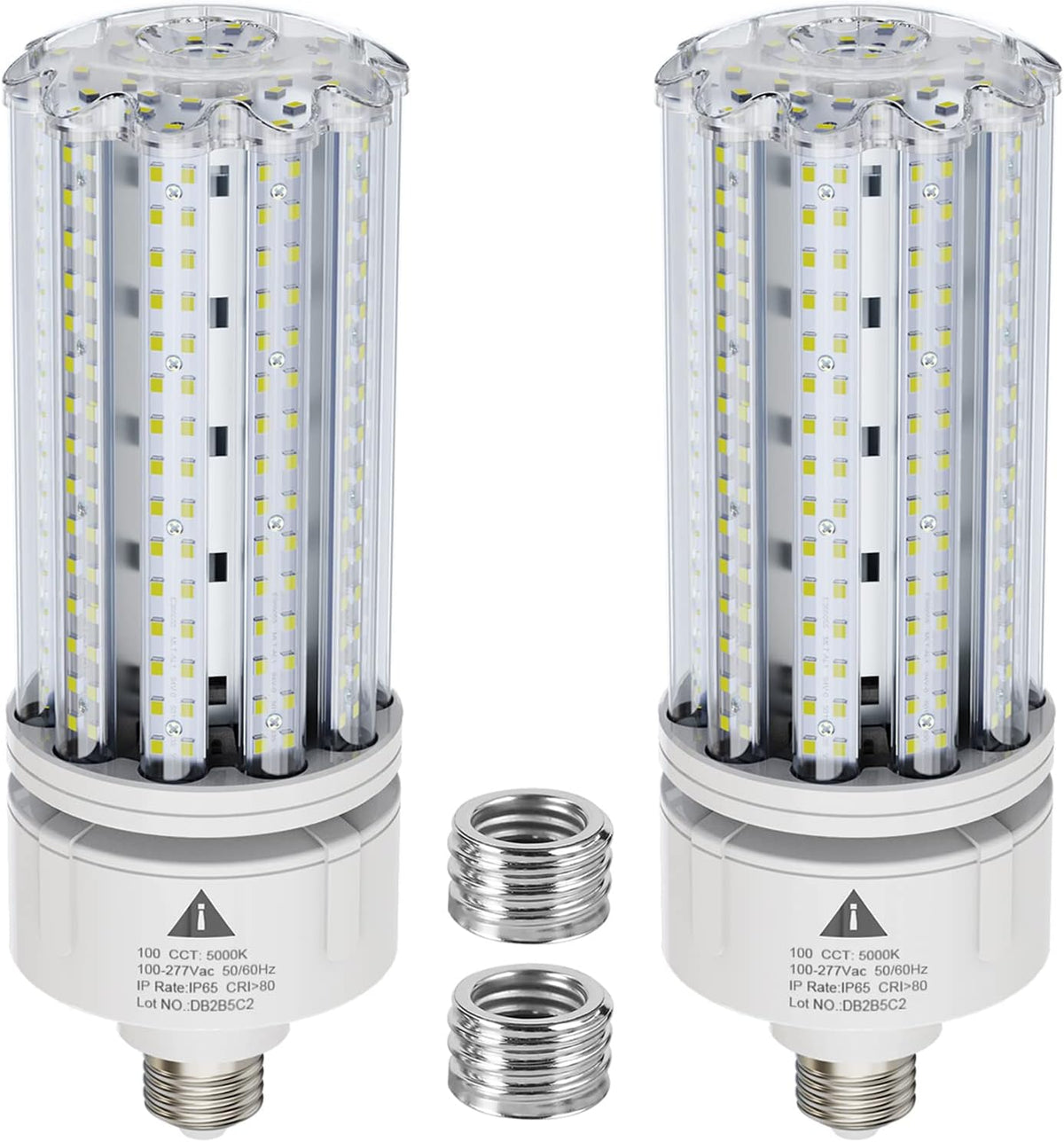 ZP LED Corn Light Bulb 100W Super Bright 15000lm 5000k E26 /E39 Led Corn Bulb, 1000W Equivalent CFL Metal Halogen HID