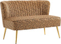 Velvet Couch Modern Loveseat Sofa Twin Size Contemporary Sofas Upholstered with Contemporary Velvet Upholstered Sofa
