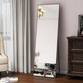 56"x21" Floor Mirror Full Length, Large Black Mirror