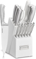 Professional Block Knife Set, 15pc Cutlery Knife Set with Steel Blades for Precise Cutting, Lightweight, Stainless