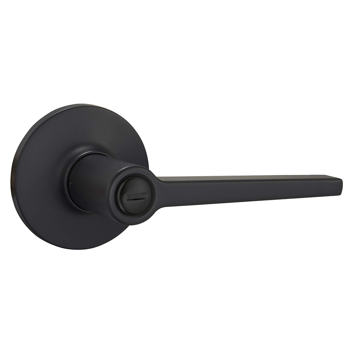 Manchester Reversible Privacy Door Lever, Keyless, Matte Black, 1-Pack