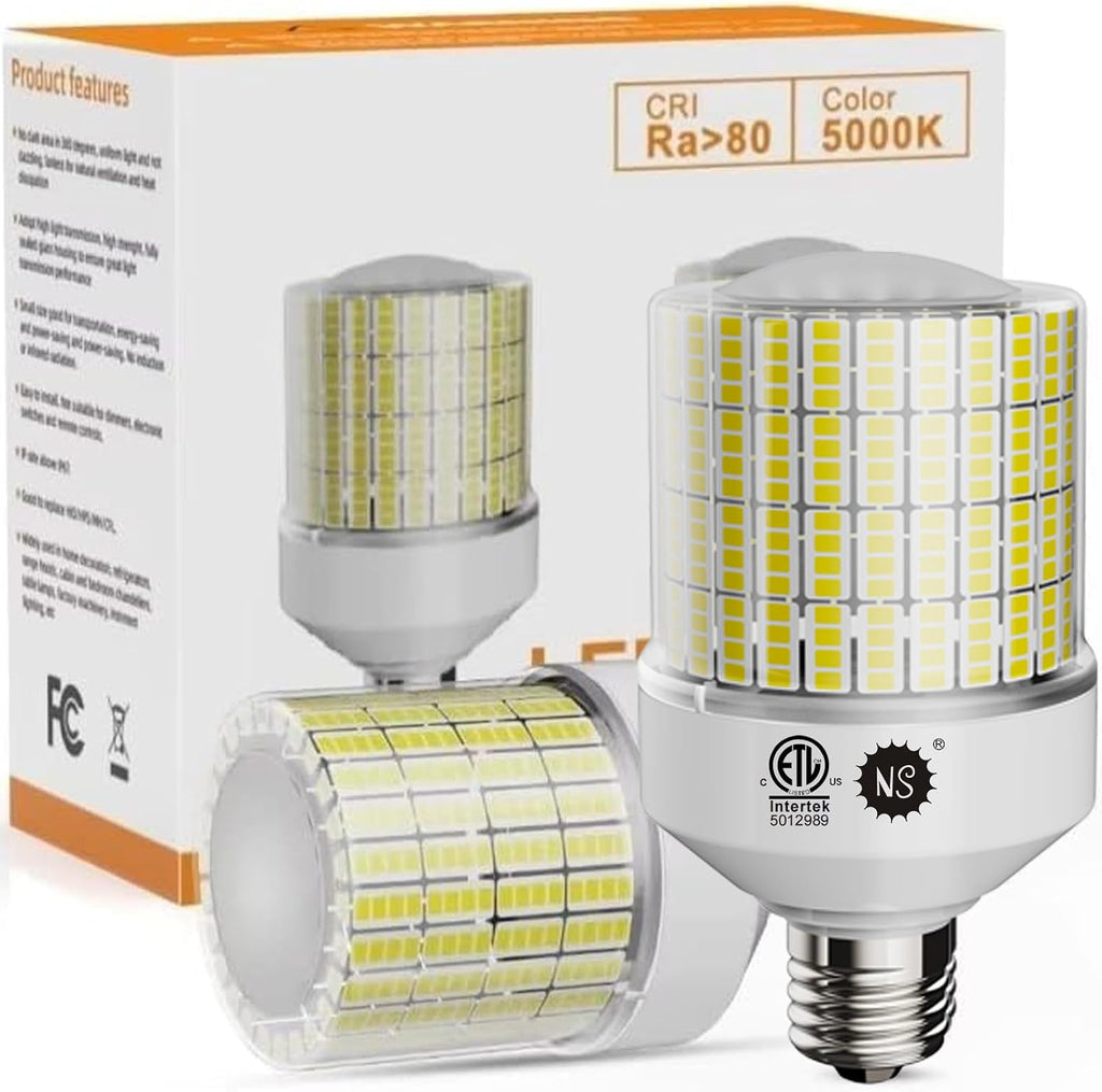 NS 700W Equivalent 10500LM Corn Bulbs (1-Set) - 90% Energy Saving, IP65 Waterproof, E26/E39, 70W 5000K Daylight, High