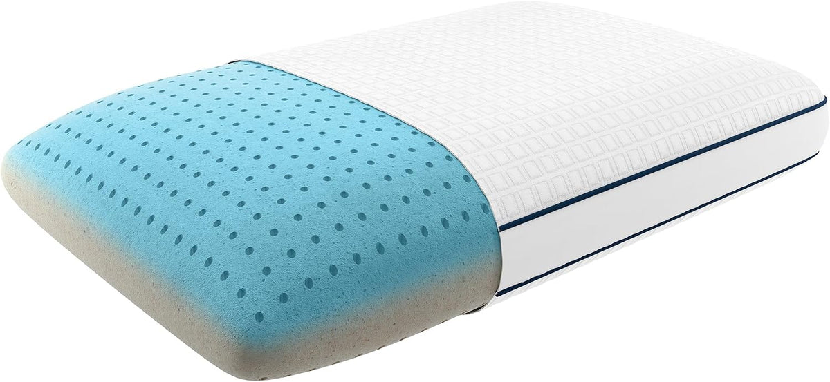 Perfect Sleeper Copper Infused Memory Foam Pillow, Oversized Traditional, White