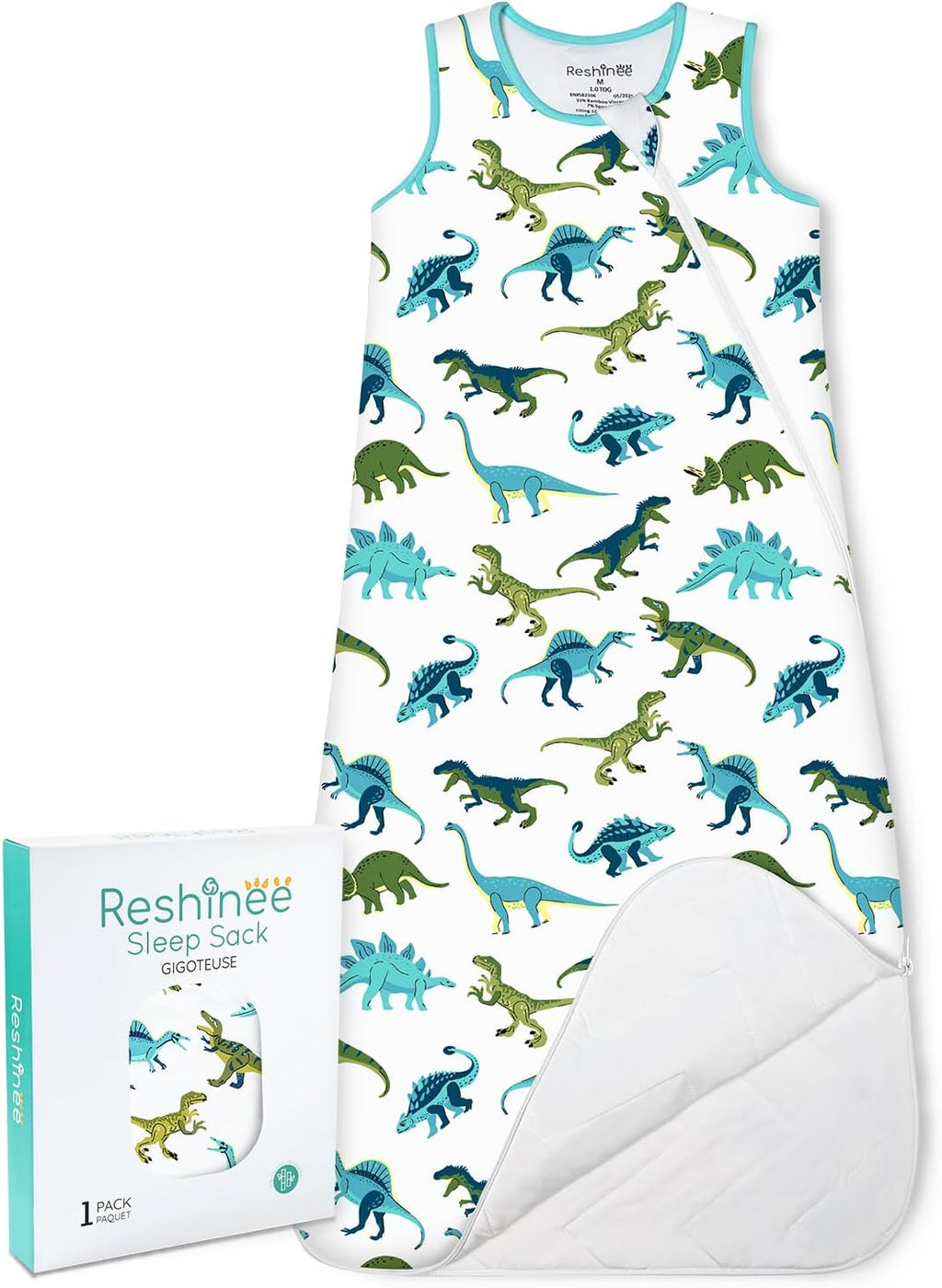 Rayon Made from Bamboo Sleep Sack for Babies and Toddlers 18M 1.0 Tog Wearable Blanket Way Zipper