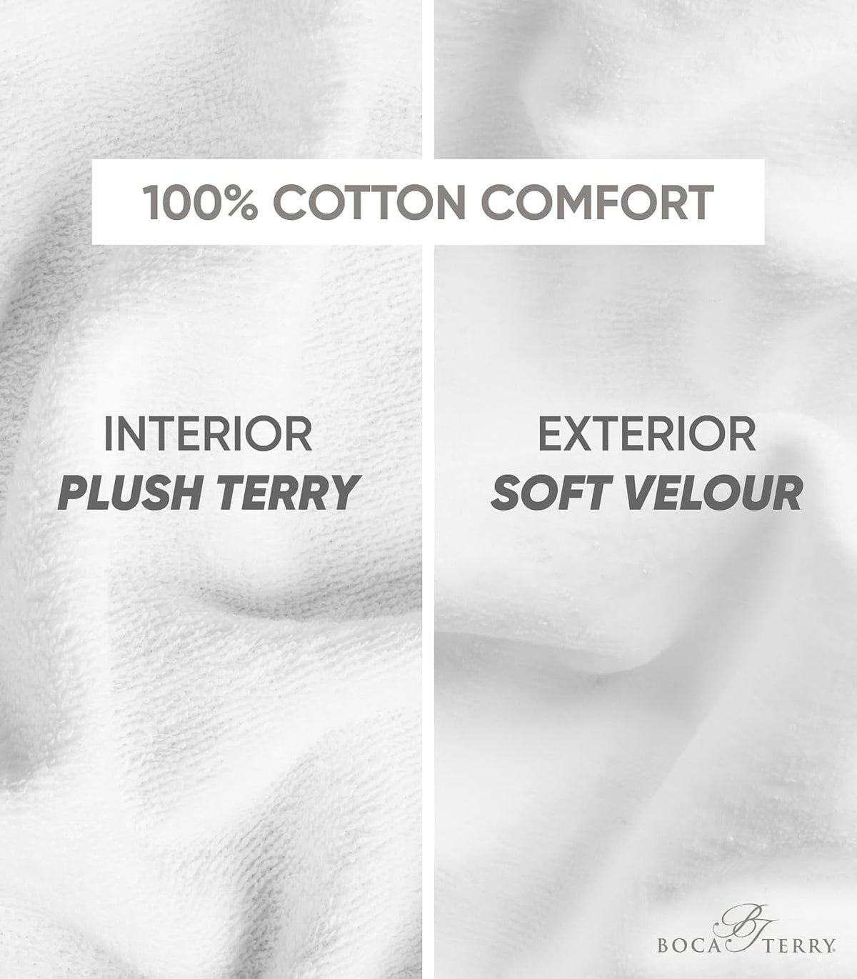 Terry Men's Terry Cloth Bathrobe, 100% Cotton White Hotel Spa Robe | Plush, absorbent towel robe