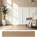 1 Set 94.5in X 47.2in MDF Board and Batten Wall Panel Kit