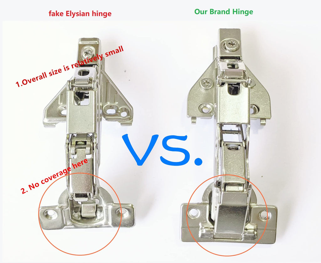 165 Degree Soft Close Cabinet Hinges 2 Pack, Face Frame Lazy Susan Corner Cabinet Hinges for Cabinet Frame to Door