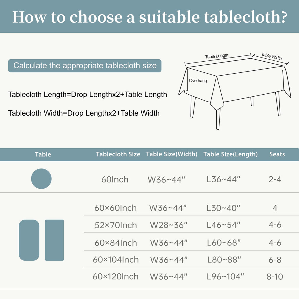 Blue Checkered Tablecloth Rectangle Tables Buffalo Plaid Gingham Table Cloth Cotton Linen Rustic Tablecloths Washable