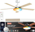 52" Smart Ceiling Fan with Light & Remote