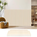 Beadboard Wainscoting Wall Panel Kit, 37.8 x 9.84 Inch, White Ash