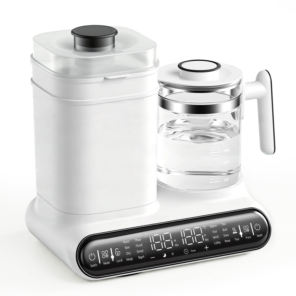 16-in-1 Fast Baby Bottle Warmer with Timer for Breastmilk & Formula