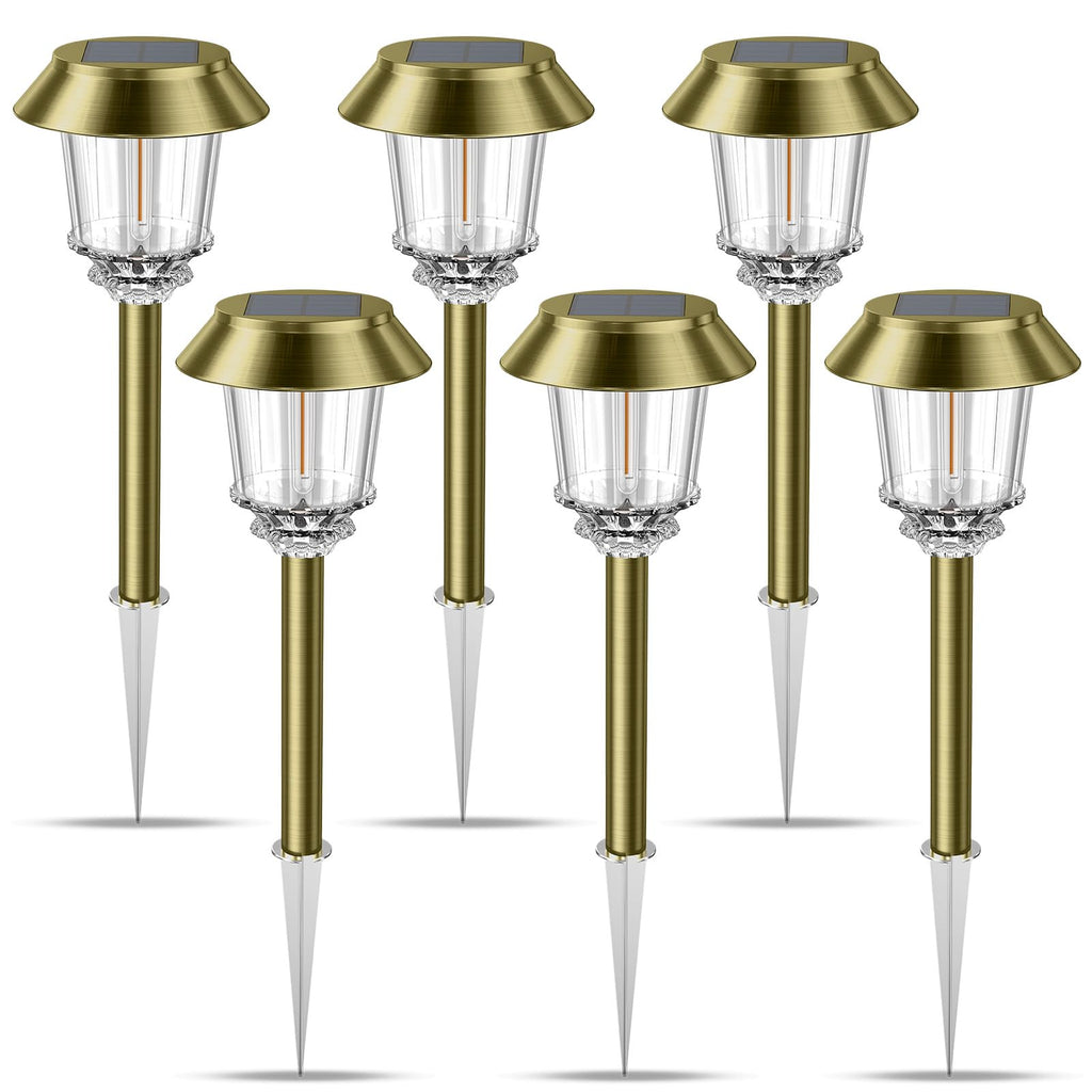 Solar Lights Outdoor Pathway, Solar Garden Lights Solar Powered