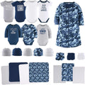 Baby Layette Gift Set for Boys - 23 Piece New Born Boy Gift Set, Baby Clothes & Newborn Essentials Must Haves