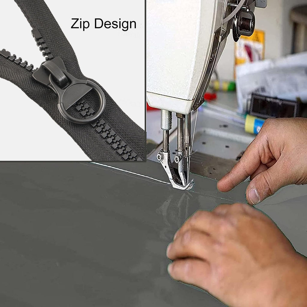 Clear Tarp Curtains With Zip Door, Waterproof Transparent Tarpaulin Side Panels for Outdoor Pergola Gazebo Porch, Pvc
