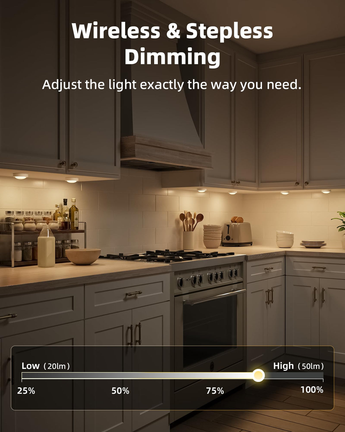 LED Puck Lights, Rechargeable Under Cabinet Lights
