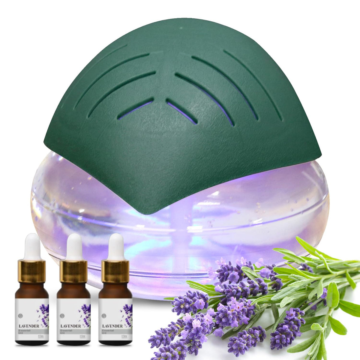 Water Air Purifiers, Air Washer Aroma Diffuser, Air Filter Washer Humidifier, Essential Oils Aroma Fresher With LED