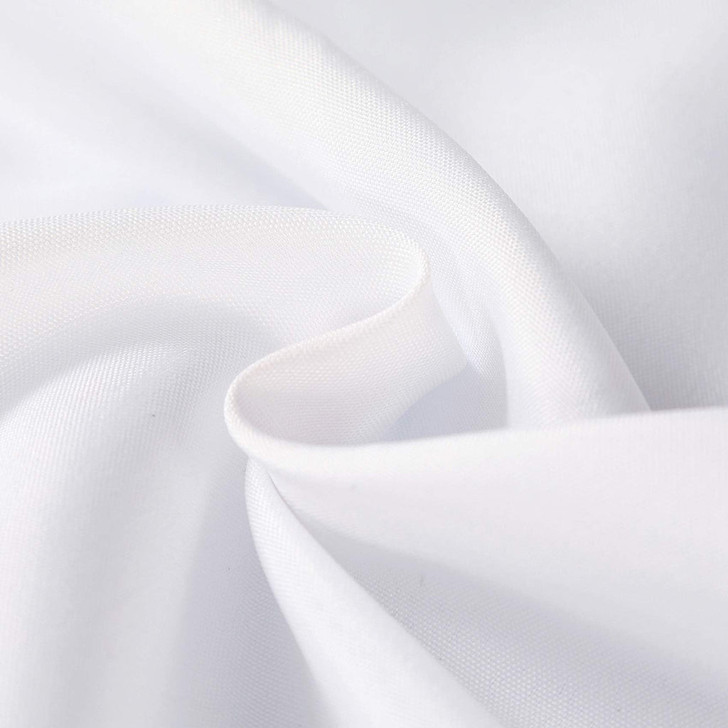 90 inch Round Tablecloth Washable Polyester Table Cloth Decorative Table Cover for Wedding Party Dining Banquet(90