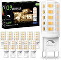 12 Pack G9 LED Bulb Dimmable 4W 3000K Warm White,40 Watt Eq, 120V
