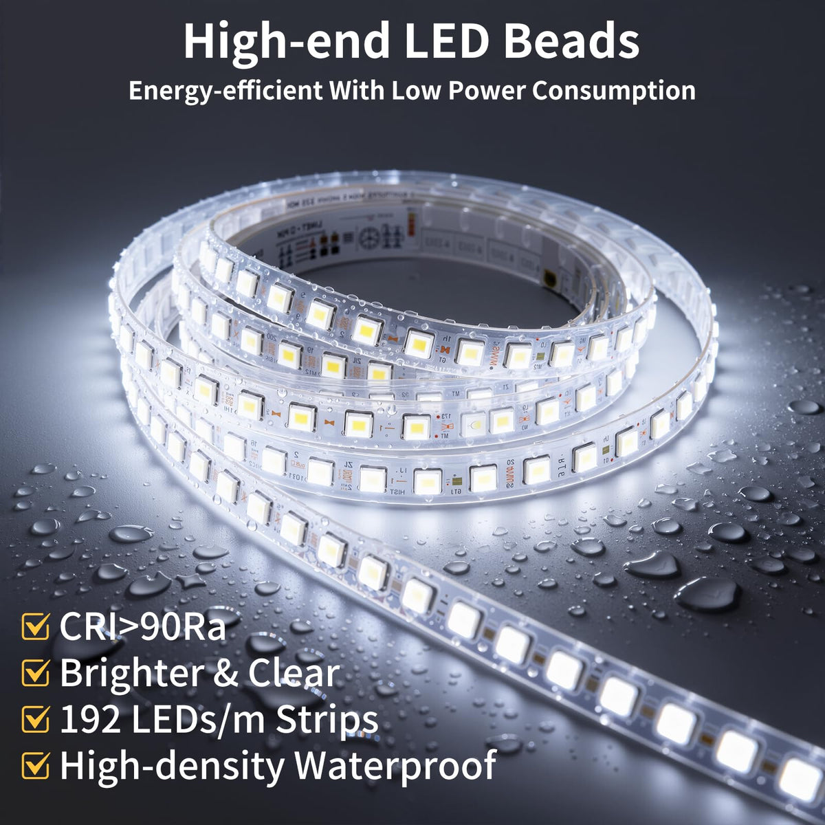 48"x32" LED Bathroom Mirror with Lights, Backlit+Frontlit, Anti-Fog