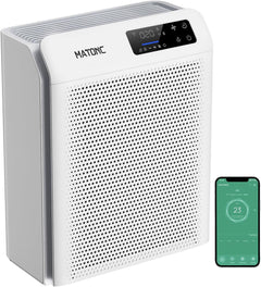 Air Purifier for Home Large Room Up to 3500 Ft², Smart WiFi App Control Air Cleaner with Air Quality PM2.5 Display