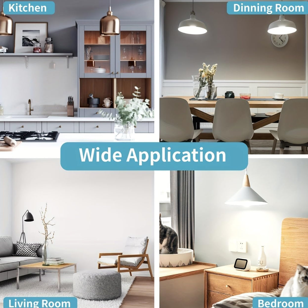 A19 14W LED Light Bulbs 100W Equivalent, 1500 Lumens CRI 90+ Daylight 5000K, E26 Standard Base, Non-dimmable AC 120V