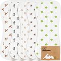 5-Pack Muslin Burp Cloths Baby Boy, Girl, Soft Absorbent Rags, KeaFriends