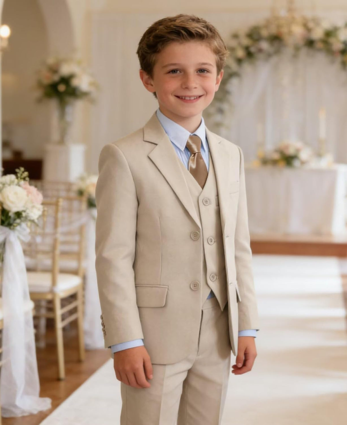 Boys Suit Kids Dress Clothes Wedding Ring Bearer Outfit Formal Wear