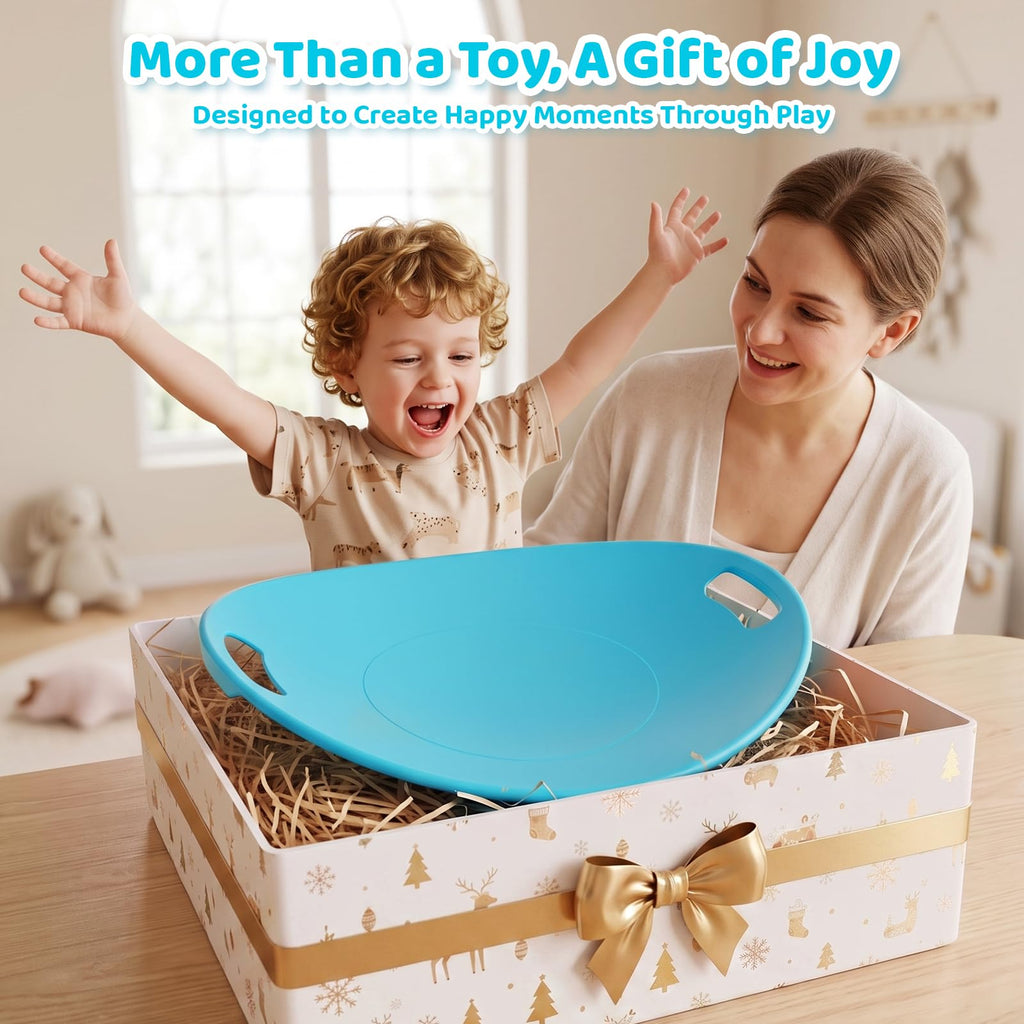 Spinning Chair for Autistic Kids Ages 3-8 Autism Sensory Toy, Blue Oval