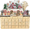 Handmade Wooden Advent Calendar Cabinet With 24 Drawers For Christmas Count Down Decorations And Storage