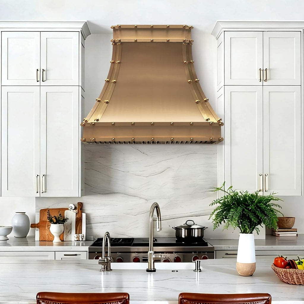 Brass Wall Mount Range Hood Baffle Filters
