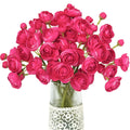 Artificial Ranunculus Flower ROSEO Pink, 18 Pcs
